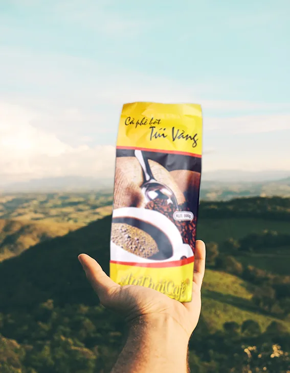 Cà phê bột Túi Vàng AnTháiCafé 500g Cà phê bột Túi Vàng AnTháiCafé 500g