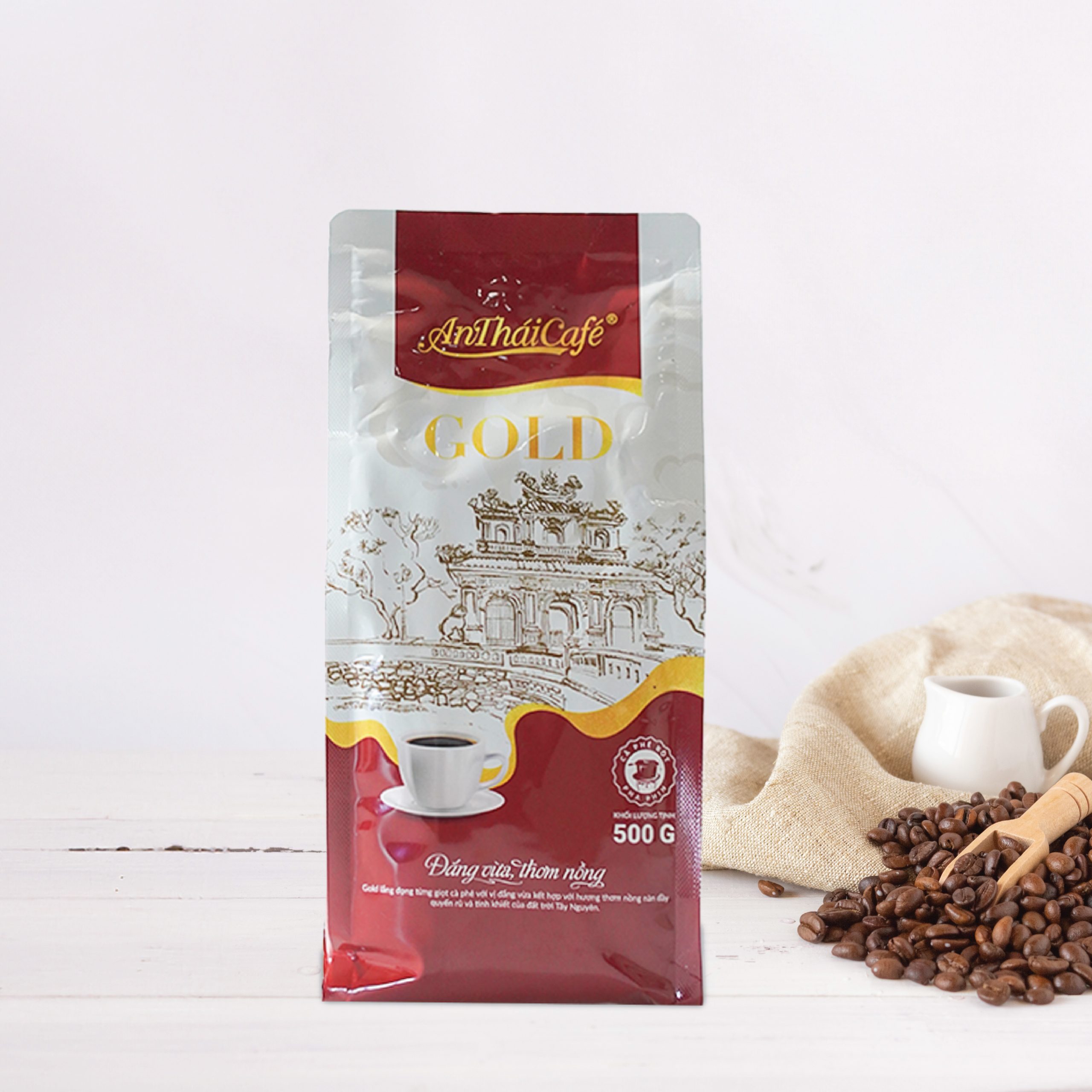 Gold Coffee Ground Coffee 500g - AnTháiCafé
