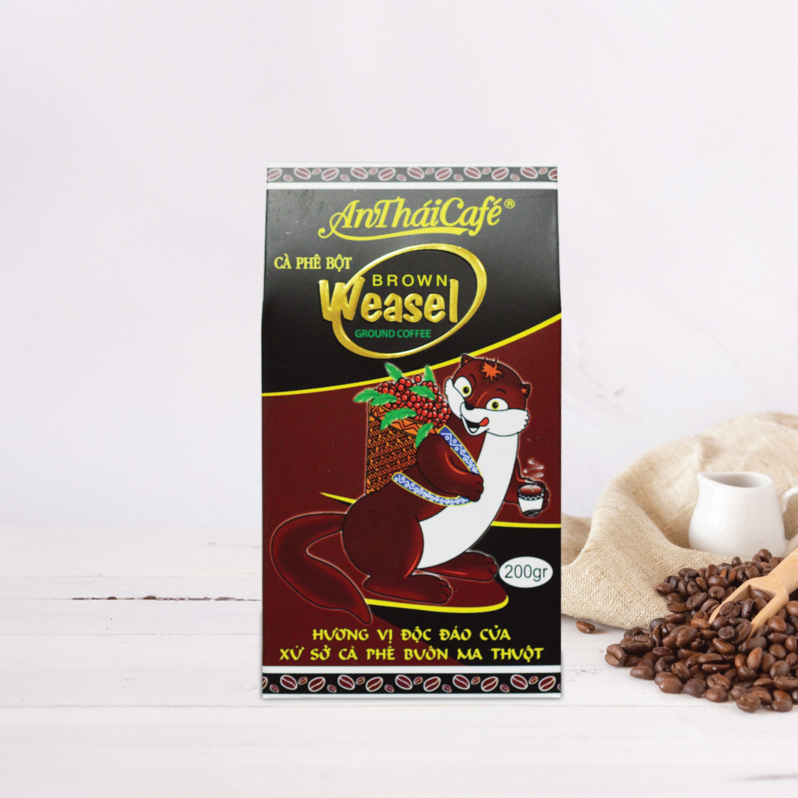 棕色黄鼠狼咖啡粉200克 (Brown Weasel) – 安泰咖啡