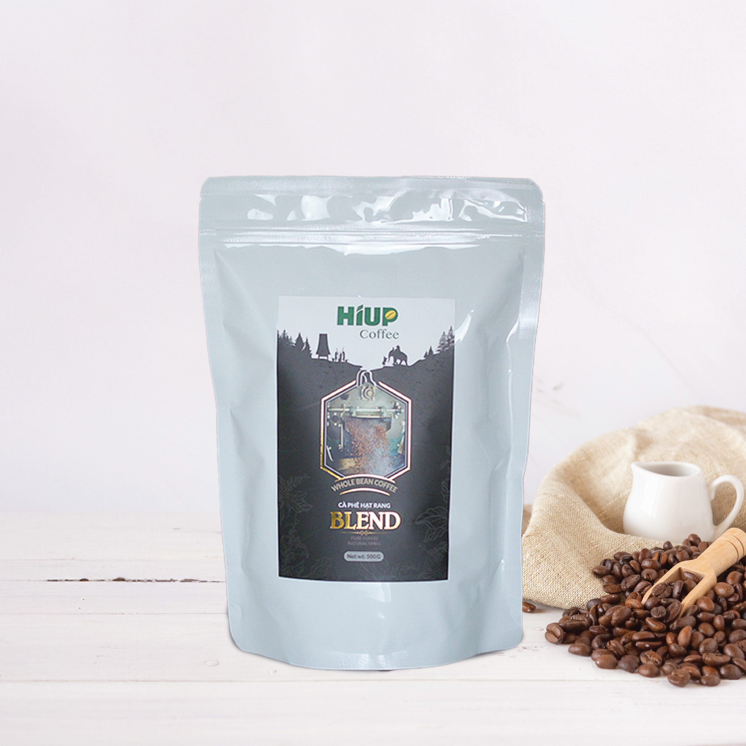Roasted Blend Coffee Beans 500g - Hiup Coffee