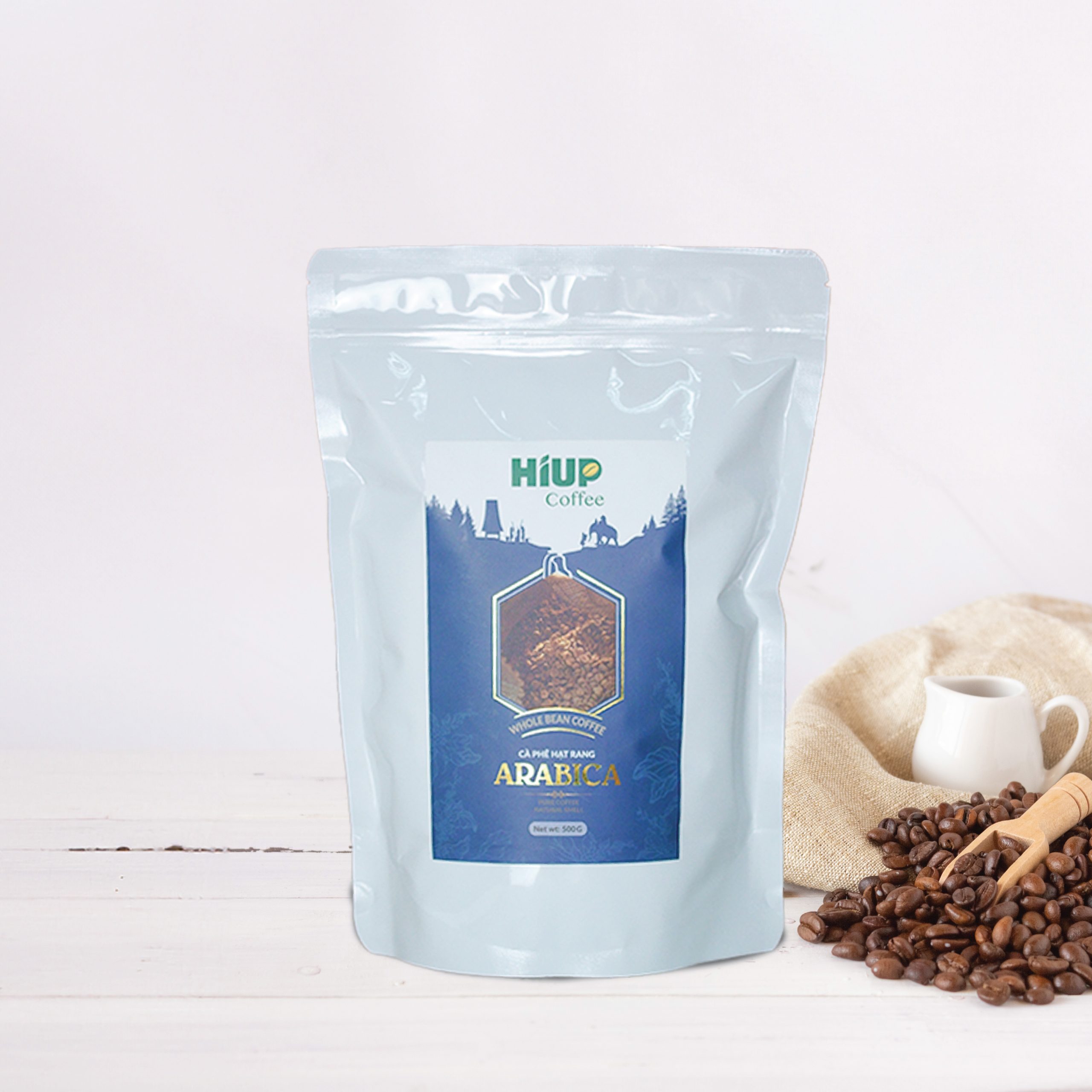 Roasted Arabica Coffee Beans 500g - Hiup Coffee