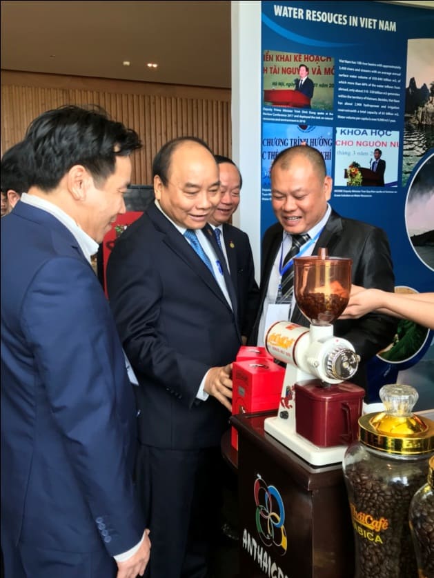 Cafe An Thái Gặp gỡ giao thương với các nhà đầu tư nước ngoài tại sự kiện GEF 2018